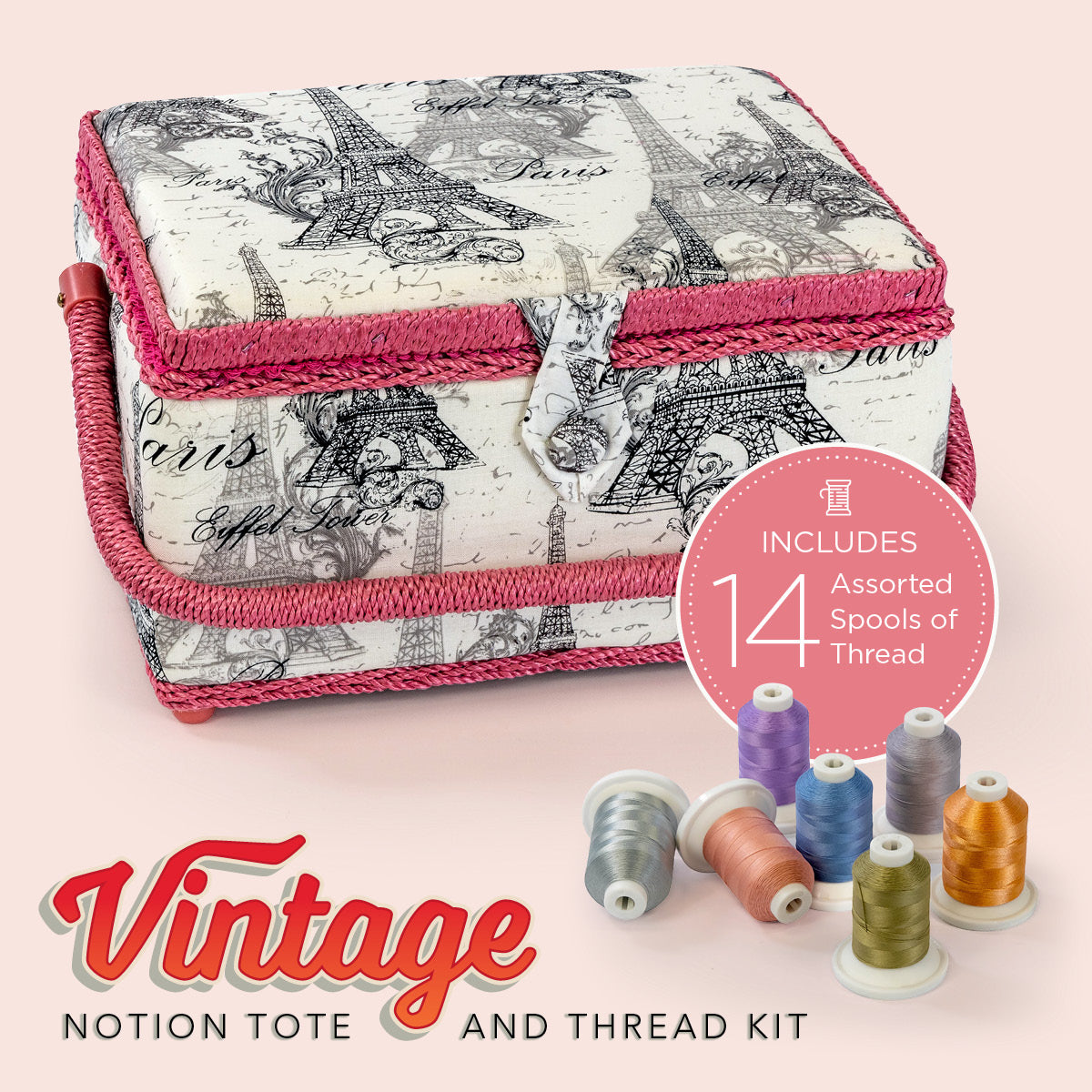 Retro Sewing Case - Various styles available!