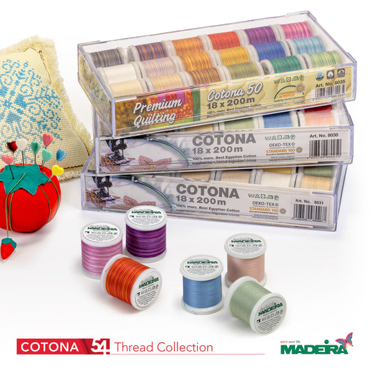 Madeira Cotona Thread Collection - 54 Spools