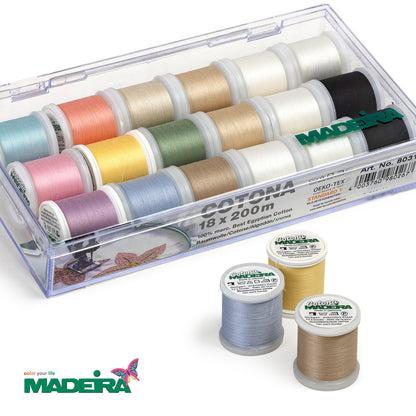 Madeira Cotona Thread Collection - 54 Spools