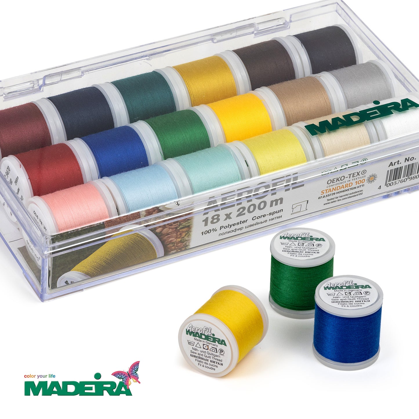 Madeira Cotona Thread Collection - 54 Spools